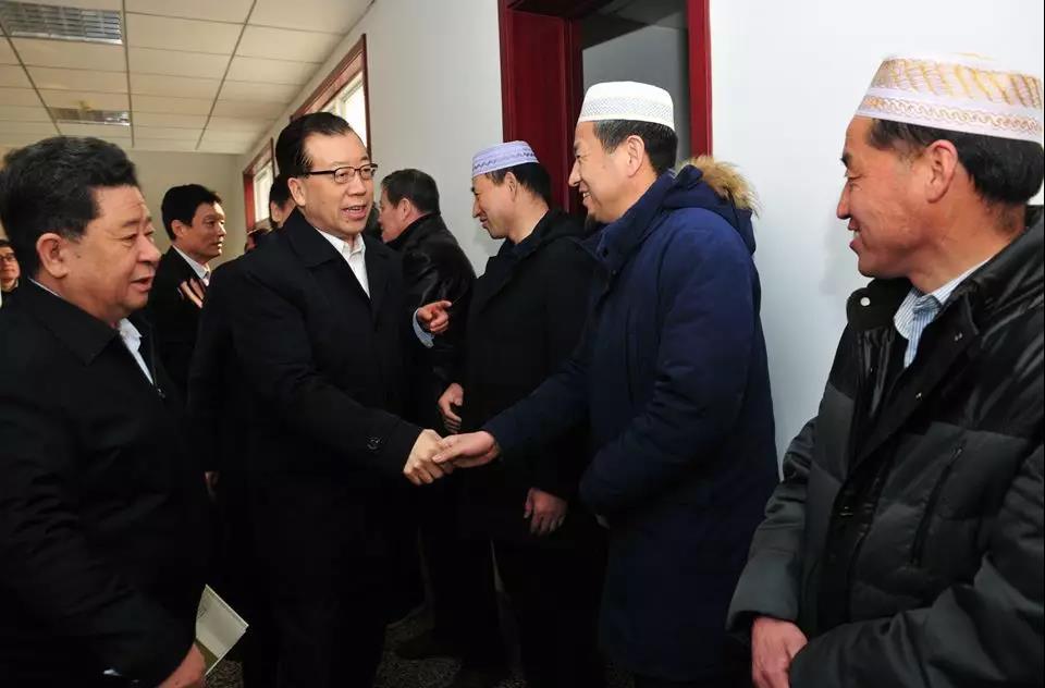 山东省委常委、统战部长张江汀走访全省性宗教团体