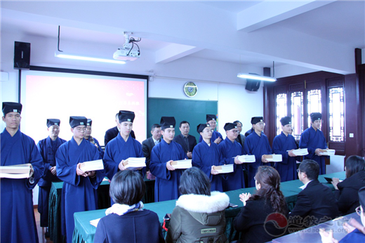 上海道教学院举行第六届本科班开学典礼