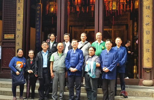 香港青松观主席黄健荣一行参访上海、江苏等地道教宫观
