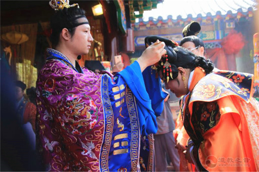 徐州市举行首次道教婚礼演绎“二岸一家亲”