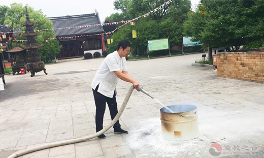 常熟市真武观举行消防知识竞赛暨消防演练