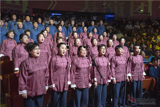 上海城隍庙合唱团参加上海市民族宗教界庆祝建国七十周年歌咏会