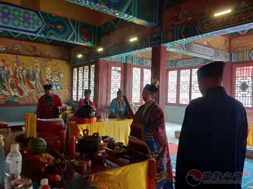 保定一亩泉龙母宫举办庆祝新中国成立70周年祈福法会