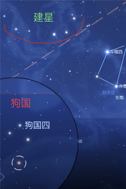 南斗四星图片