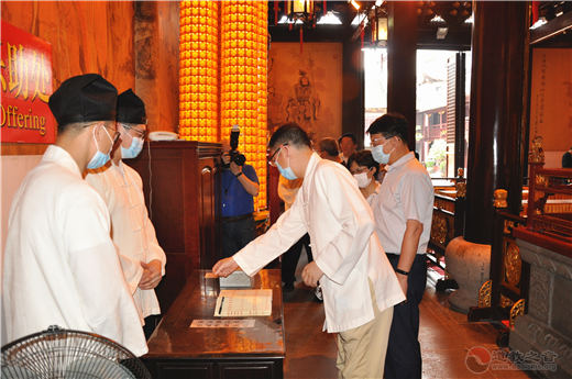上海城隍庙全力做好有序恢复限流开放各项准备工作