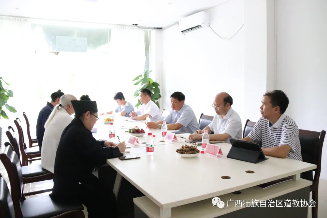 广西区委统战部副部长卢能干一行调研广西道教协会