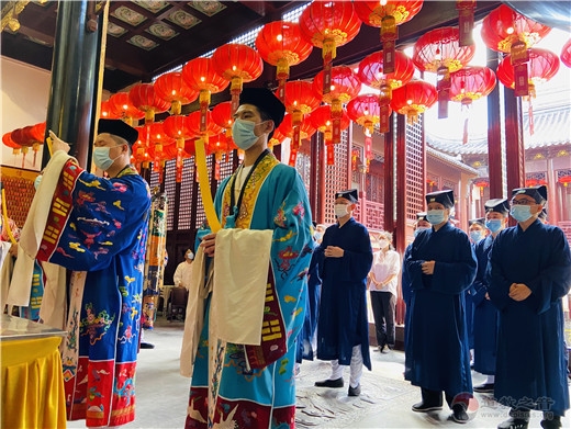 上海道教界庄严举行纪念中国人民抗日战争胜利75周年和平祈祷法会
