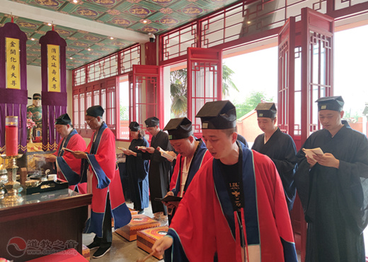 江蘇省東臺市道教界舉行紀念抗戰勝利75周年和平祈禱法會