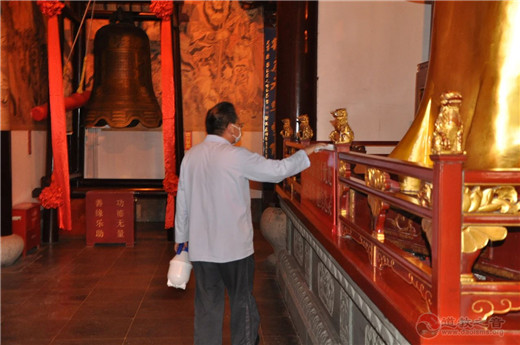 上海城隍庙积极开展“爱国卫生运动”大力推进环境卫生综合整治