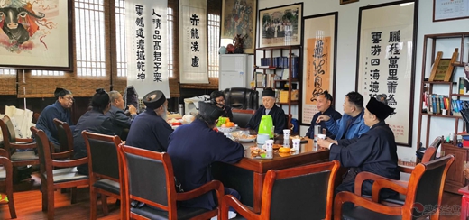 四川省统战部与道教协会领导到浙江省绍兴市道教协会考察访问
