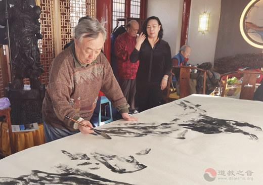 北京市西城区道教协会举办书画笔会活动