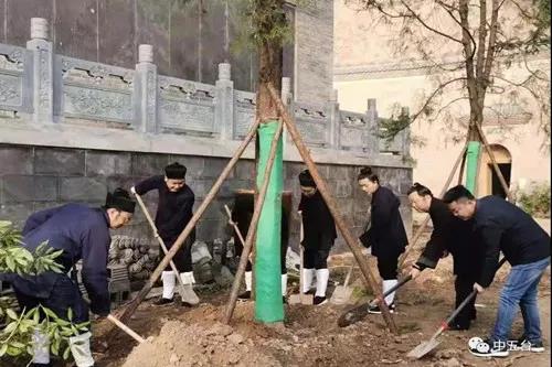陕西省西咸新区秦汉新城正阳宫举行植树活动