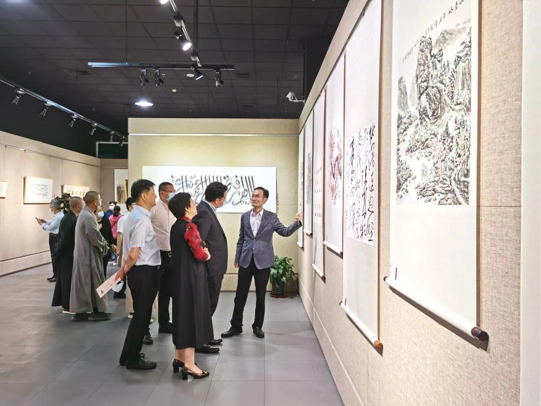上海市松江区民宗办举办庆祝建党100周年主题书画展