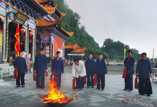 广西桂平市道教协会积极开展消防安全创建活动
