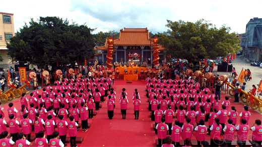 广东省陆丰市福山妈祖主题园区举办九月九圣灯祈福