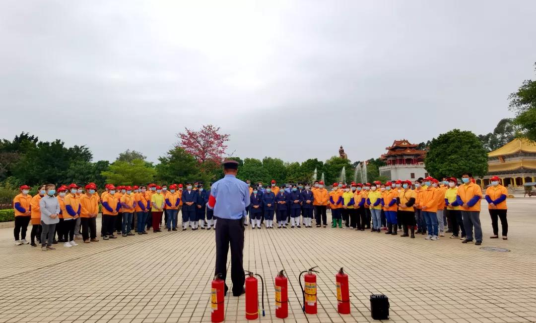 广东省圆玄道观举行消防安全培训及演练