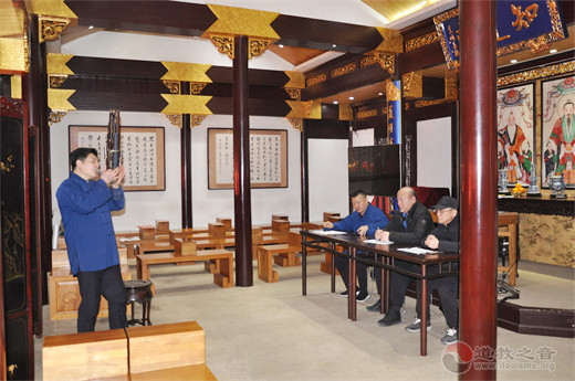 上海城隍庙道乐团举行2021年度年终考核