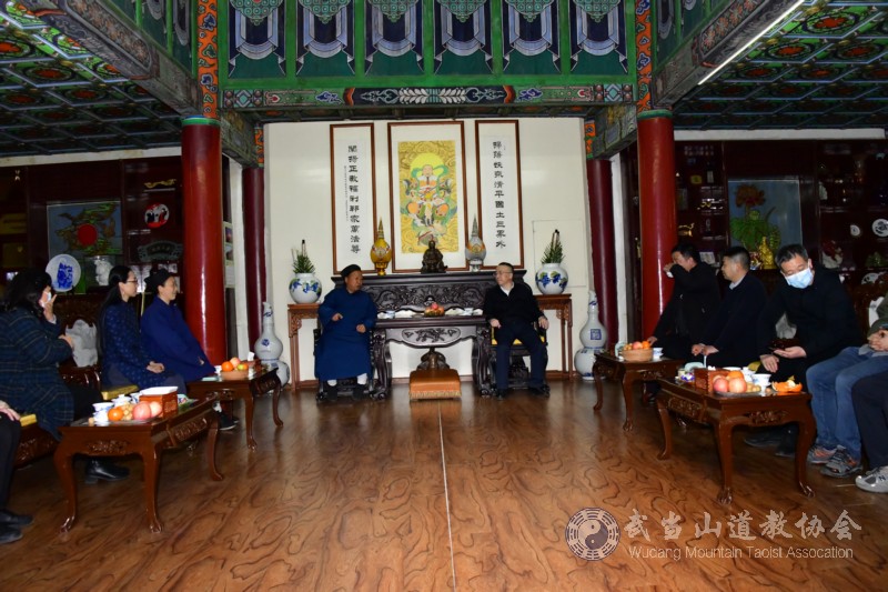 衢州市委常委、统战部领导带队赴武当山道教协会考察交流