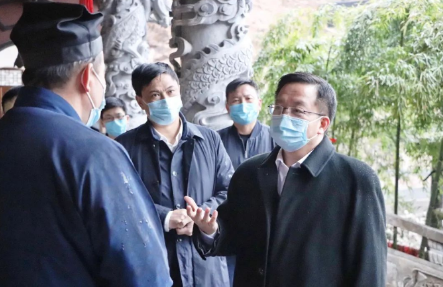 湖州市委常委、統戰部部長姜景峰赴宗教活動場所檢查指導疫情防控工作