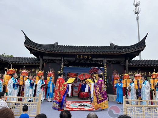 茅山乾元观坤道仙乐团参加第十三届江苏省乡村旅游节