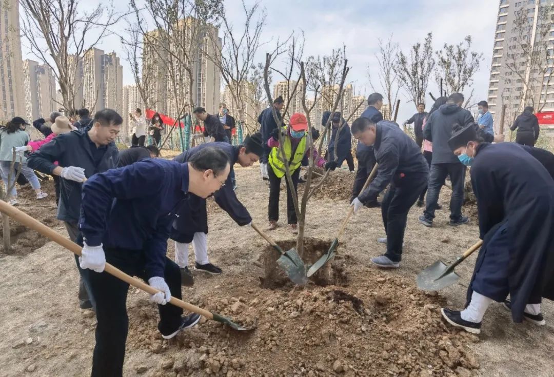 济南市宗教界开展“捐苗植树”活动