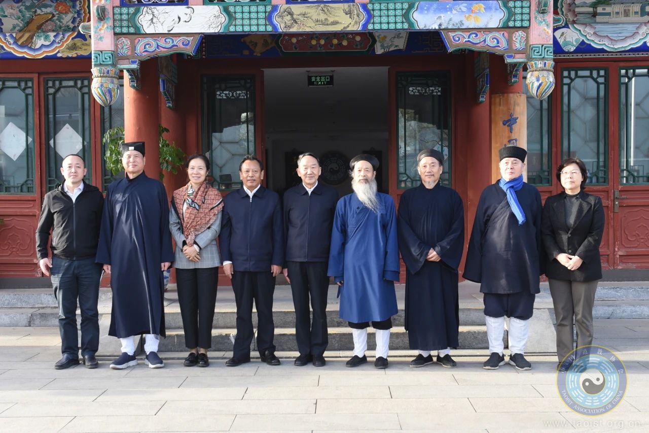 全国政协常委、民族和宗教委员会副主任蒋建国一行走访中国道教协会