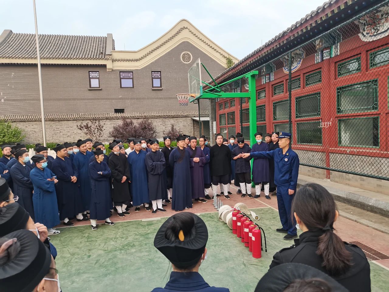 中国道教学院开展“一警六员”消防基本技