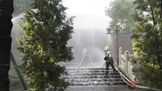 北京市宗教活动场所安全隐患大排查大整治暨消防工作推进会在白云观举行