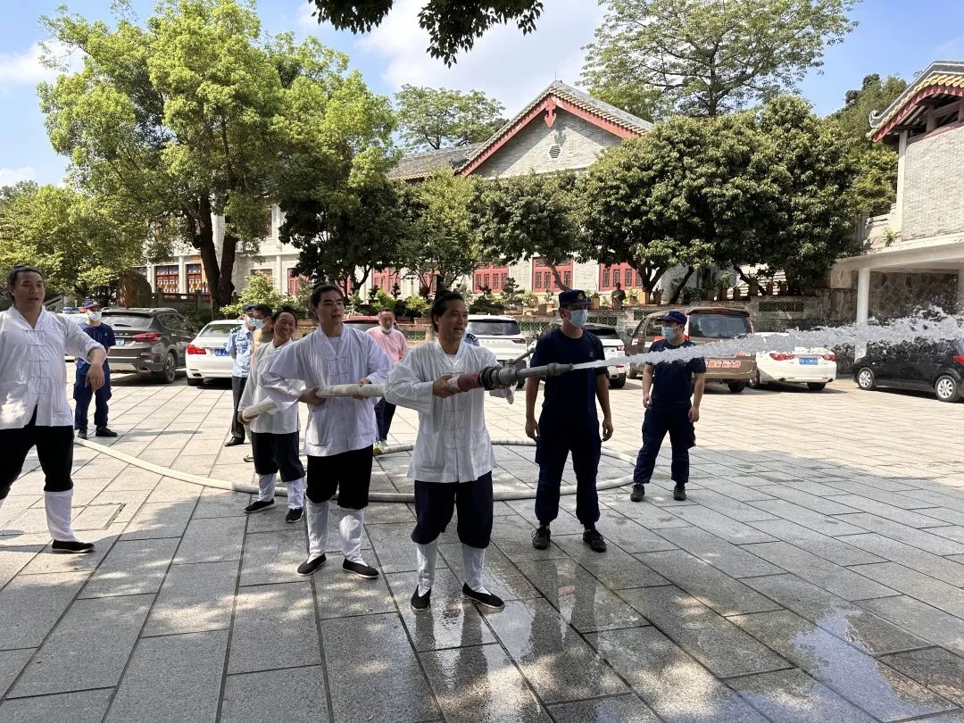 广州市道教纯阳观举办应急安全演练培训