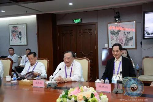 中国道教协会领导会见香港道教联合会第28届理事会访京团
